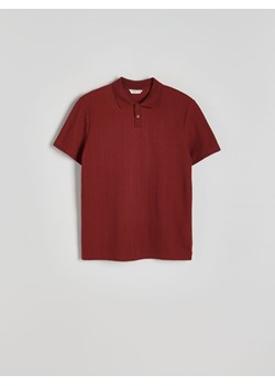 Reserved - Koszulka polo regular fit - intenstywna czerwień ze sklepu Reserved w kategorii T-shirty męskie - zdjęcie 171692480