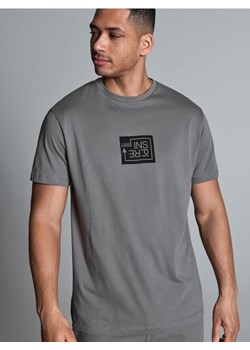Sinsay - Koszulka z nadrukiem - szary ze sklepu Sinsay w kategorii T-shirty męskie - zdjęcie 171693420