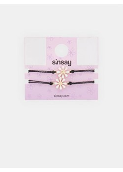 Sinsay - Bransoletki 2 pack - czarny ze sklepu Sinsay w kategorii Bransoletki - zdjęcie 171693514