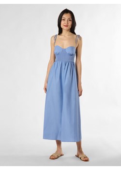 Marie Lund Sukienka damska Kobiety Bawełna jasnoniebieski jednolity ze sklepu vangraaf w kategorii Sukienki - zdjęcie 171693730