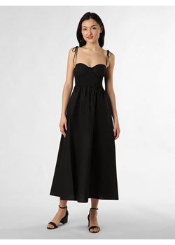 Marie Lund Sukienka damska Kobiety Bawełna czarny jednolity ze sklepu vangraaf w kategorii Sukienki - zdjęcie 171693731