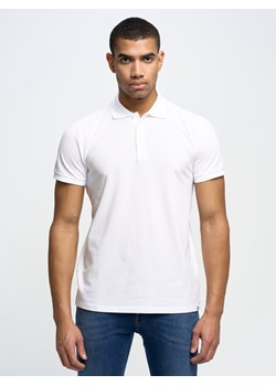 Koszulka męska polo biała Markolinos 101 ze sklepu Big Star w kategorii T-shirty męskie - zdjęcie 171696442