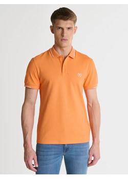 Koszulka męska polo pomaraŅczowa Polian 701 ze sklepu Big Star w kategorii T-shirty męskie - zdjęcie 171696550