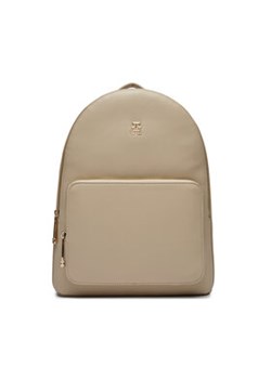 Tommy Hilfiger Plecak Th Essential Sc Backpack AW0AW15719 Beżowy ze sklepu MODIVO w kategorii Plecaki - zdjęcie 171699504