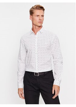 Guess Koszula M3BH55 W8BX1 Biały Slim Fit ze sklepu MODIVO w kategorii Koszule męskie - zdjęcie 171699520