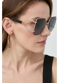 Gucci okulary przeciwsłoneczne damskie kolor złoty GG1564SA ze sklepu ANSWEAR.com w kategorii Okulary przeciwsłoneczne damskie - zdjęcie 171701362