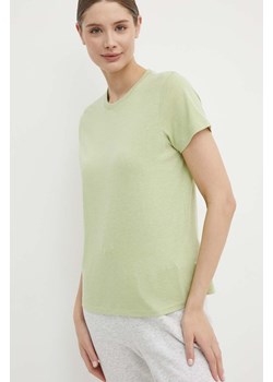 Helly Hansen t-shirt damski kolor zielony ze sklepu ANSWEAR.com w kategorii Bluzki damskie - zdjęcie 171701511