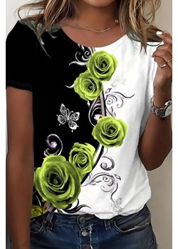 T-shirt DERMILDA GREEN ze sklepu Ivet Shop w kategorii Bluzki damskie - zdjęcie 171702384