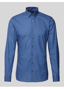 Koszula biznesowa o kroju Super Slim Fit z kołnierzykiem typu kent ze sklepu Peek&Cloppenburg  w kategorii Koszule męskie - zdjęcie 171702602