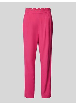Jeansy z wysokim stanem o kroju slim fit w jednolitym kolorze ze sklepu Peek&Cloppenburg  w kategorii Spodnie damskie - zdjęcie 171702794