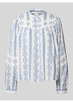 Bluzka z obszyciem koronką model ‘TOVINA’ ze sklepu Peek&Cloppenburg  w kategorii Bluzki damskie - zdjęcie 171702893