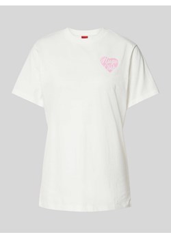 T-shirt z nadrukiem z logo ze sklepu Peek&Cloppenburg  w kategorii Bluzki damskie - zdjęcie 171702952
