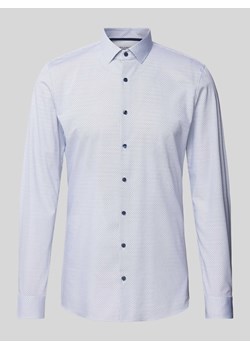 Koszula biznesowa o kroju Super Slim Fit z kołnierzykiem typu kent ze sklepu Peek&Cloppenburg  w kategorii Koszule męskie - zdjęcie 171703112