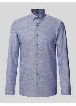 Koszula biznesowa o kroju super slim fit z efektem melanżowym ze sklepu Peek&Cloppenburg  w kategorii Koszule męskie - zdjęcie 171703161