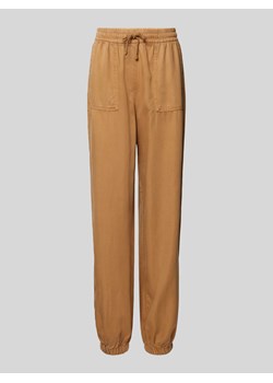 Spodnie materiałowe z elastycznym pasem model ‘KENYA’ ze sklepu Peek&Cloppenburg  w kategorii Spodnie damskie - zdjęcie 171703214