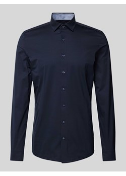 Koszula biznesowa o kroju Super Slim Fit z kołnierzykiem typu kent ze sklepu Peek&Cloppenburg  w kategorii Koszule męskie - zdjęcie 171703274