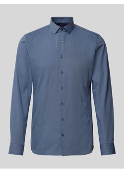 Koszula biznesowa o kroju slim fit z kołnierzykiem typu kent ze sklepu Peek&Cloppenburg  w kategorii Koszule męskie - zdjęcie 171703290