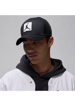 Czapka o wzmocnionej konstrukcji Jordan Rise - Czerń ze sklepu Nike poland w kategorii Czapki z daszkiem męskie - zdjęcie 171703343