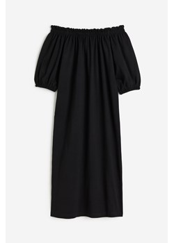 H & M - Sukienka z odkrytymi ramionami - Czarny ze sklepu H&M w kategorii Sukienki - zdjęcie 171703664