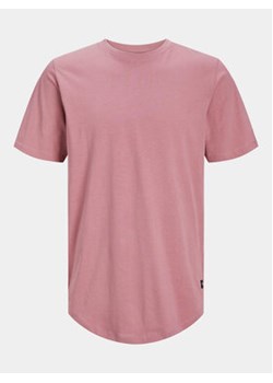 Jack&Jones T-Shirt Jjenoa 12113648 Różowy Long Line Fit ze sklepu MODIVO w kategorii T-shirty męskie - zdjęcie 171707120