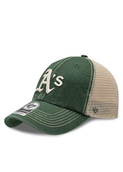 47 Brand Czapka z daszkiem Mlb Oakland Athletics TRWLR18GWP Zielony ze sklepu MODIVO w kategorii Czapki z daszkiem męskie - zdjęcie 171707424