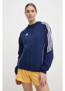 adidas Performance kurtka treningowa Tiro 24 kolor niebieski przejściowa IM8802 ze sklepu ANSWEAR.com w kategorii Kurtki damskie - zdjęcie 171707910