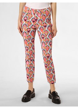 MAC Spodnie - Dream Chic Kobiety Bawełna wyrazisty róż wzorzysty ze sklepu vangraaf w kategorii Spodnie damskie - zdjęcie 171708050