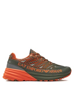 Sneakersy EA7 Emporio Armani X8X129 XK307 T561 Zielony ze sklepu eobuwie.pl w kategorii Buty sportowe męskie - zdjęcie 171708431