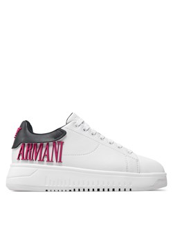 Sneakersy Emporio Armani X3X024 XR127 C682 Biały ze sklepu eobuwie.pl w kategorii Buty sportowe damskie - zdjęcie 171708640