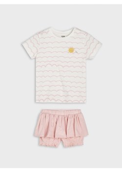 Sinsay - Komplet: koszula i szorty - kremowy ze sklepu Sinsay w kategorii Komplety niemowlęce - zdjęcie 171709754
