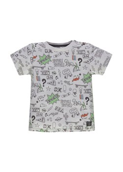 Chłopięca koszulka z krótkim rękawem szara ze sklepu 5.10.15 w kategorii T-shirty chłopięce - zdjęcie 171710004