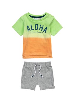 Komplet niemowlęcy dzianinowy - T-shirt i szorty ze sklepu 5.10.15 w kategorii Komplety niemowlęce - zdjęcie 171710170