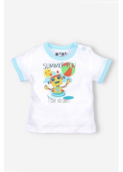 T-shirt niemowlęcy z bawełny organicznej dla chłopca ze sklepu 5.10.15 w kategorii Koszulki niemowlęce - zdjęcie 171710174