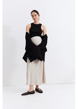 H & M - MAMA Satynowa spódnica - Beżowy ze sklepu H&M w kategorii Spódnice - zdjęcie 171713042