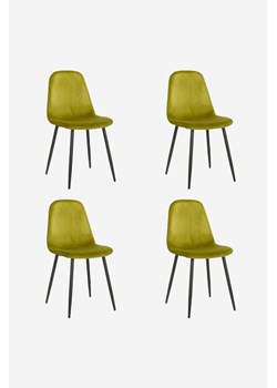 H & M - Zestaw 4 Tapicerowanych Krzeseł - Zielony ze sklepu H&M w kategorii Krzesła - zdjęcie 171713061