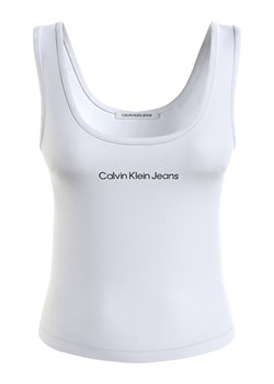Calvin Klein Top w kolorze białym ze sklepu Limango Polska w kategorii Bluzki damskie - zdjęcie 171715543