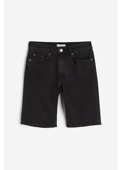 H & M - Dżinsowe szorty Slim Regular - Czarny ze sklepu H&M w kategorii Szorty - zdjęcie 171715874