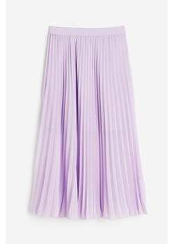 H & M - Plisowana spódnica z szyfonu - Fioletowy ze sklepu H&M w kategorii Spódnice - zdjęcie 171715913