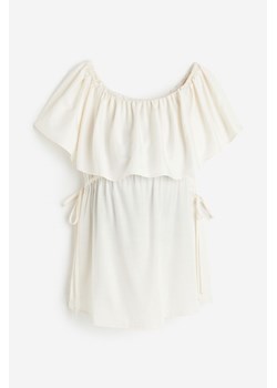 H & M - MAMA Bluzka z falbanami - Biały ze sklepu H&M w kategorii Bluzki ciążowe - zdjęcie 171715932