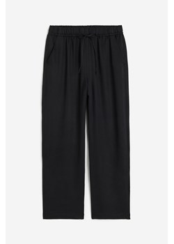 H & M - Spodnie z domieszką lyocellu - Czarny ze sklepu H&M w kategorii Spodnie damskie - zdjęcie 171715970