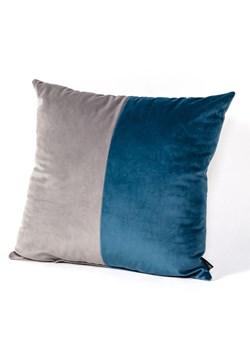 Poduszka Patchwork kwadratowa grey blue ze sklepu dekoria.pl w kategorii Poduszki dekoracyjne - zdjęcie 171731702