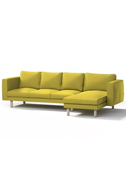 Pokrowiec na sofę Norsborg 4-osobową z szezlongiem ze sklepu dekoria.pl w kategorii Tekstylia - zdjęcie 171762733