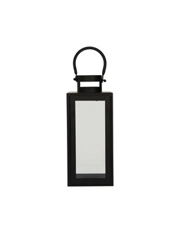 Lampion metalowy Elegance black wys. 30cm ze sklepu dekoria.pl w kategorii Lampiony i lampki - zdjęcie 171770170