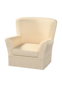Pokrowiec na fotel Tomelilla wysoki z zakładkami ze sklepu dekoria.pl w kategorii Pokrowce na kanapy i fotele - zdjęcie 171771624