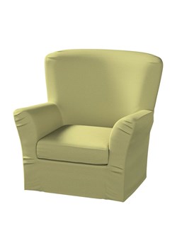 Pokrowiec na fotel Tomelilla wysoki z zakładkami ze sklepu dekoria.pl w kategorii Pokrowce na kanapy i fotele - zdjęcie 171788871