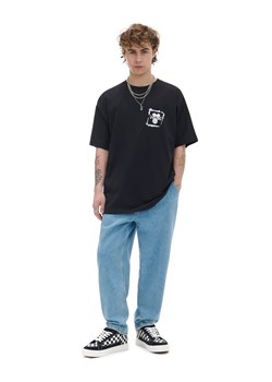Cropp - Czarna koszulka typu kimono z printem - czarny ze sklepu Cropp w kategorii T-shirty męskie - zdjęcie 171831412