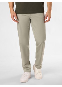 BRAX Spodnie Mężczyźni Bawełna seledynowy jednolity ze sklepu vangraaf w kategorii Spodnie męskie - zdjęcie 171831652