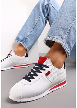 Biało Czerwone Sneakersy z Przeszyciami Phyrise ze sklepu renee.pl w kategorii Buty sportowe damskie - zdjęcie 171851184
