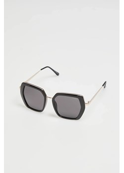Duże geometryczne okulary czarne ze sklepu Moodo.pl w kategorii Okulary przeciwsłoneczne damskie - zdjęcie 171931284
