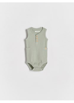 Reserved - Strukturalne body - jasnozielony ze sklepu Reserved w kategorii Body niemowlęce - zdjęcie 171931620